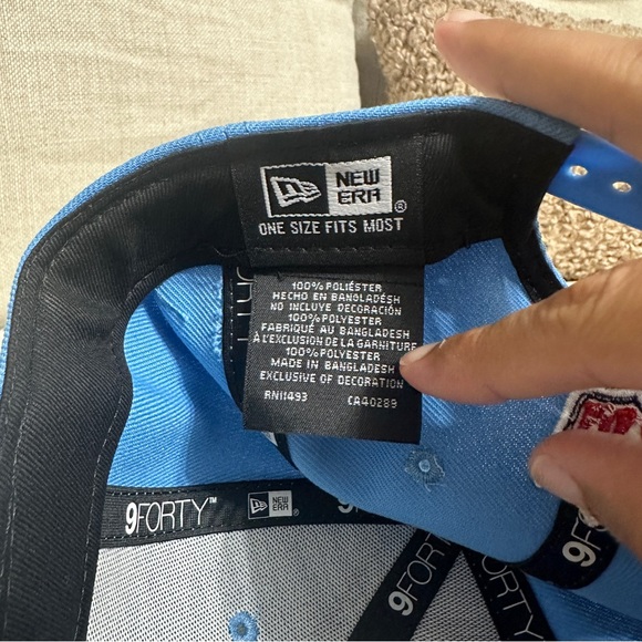 HOUSTON OILERS NFL NEW ERA 9FORTY OFFICIAL HISTORIC TEAM LOGO SNAPBACK HAT NWT - Picture 4 of 5